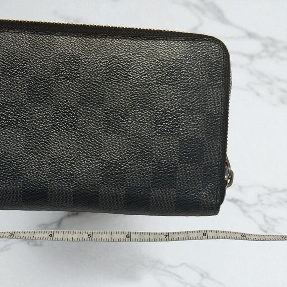 Louis Vuitton Damier Zippy Organizer Long Wallet Graphite w/ Dust Bag, Box, COA - Picture 14 of 16